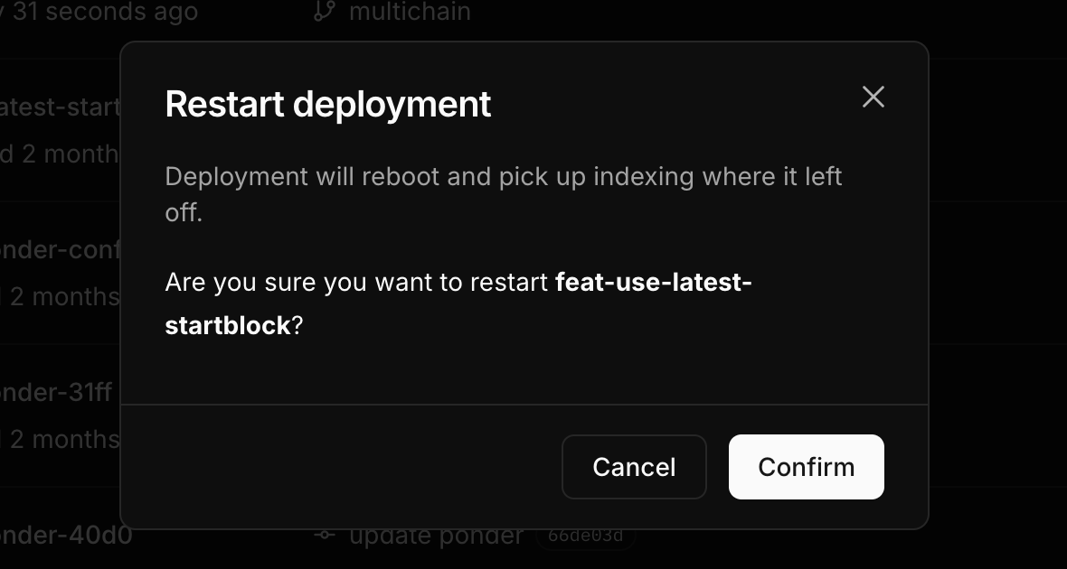Restart